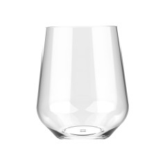 1x Kunststof Wijnglas Roséglas Ginglas 39cl Tritan Laag Zonder Steel BPA vrij