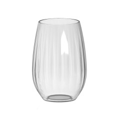 1x Kunststof Wijnglas Roséglas Ginglas 50cl Bolvormig Tritan Laag Zonder Steel BPA vrij
