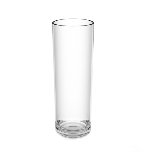 1x Longdrinkglas Drinkglas 22cl Kunststof Polycarbonaat Glashelder 0.22 l Ø 5 cm · 14.6 cm