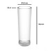 1x Longdrinkglas Drinkglas 22cl Kunststof Polycarbonaat Glashelder 0.22 l Ø 5 cm · 14.6 cm