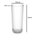 1x Longdrinkglas Drinkglas 33cl Kunststof Polycarbonaat Glashelder 0.33 l Ø 5 cm · 14.6 cm